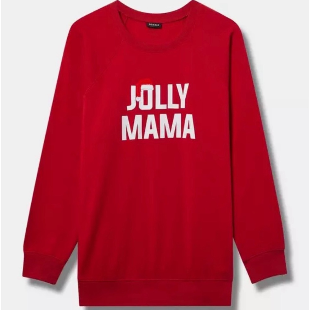 torrid Red Crewneck Sweatshirt